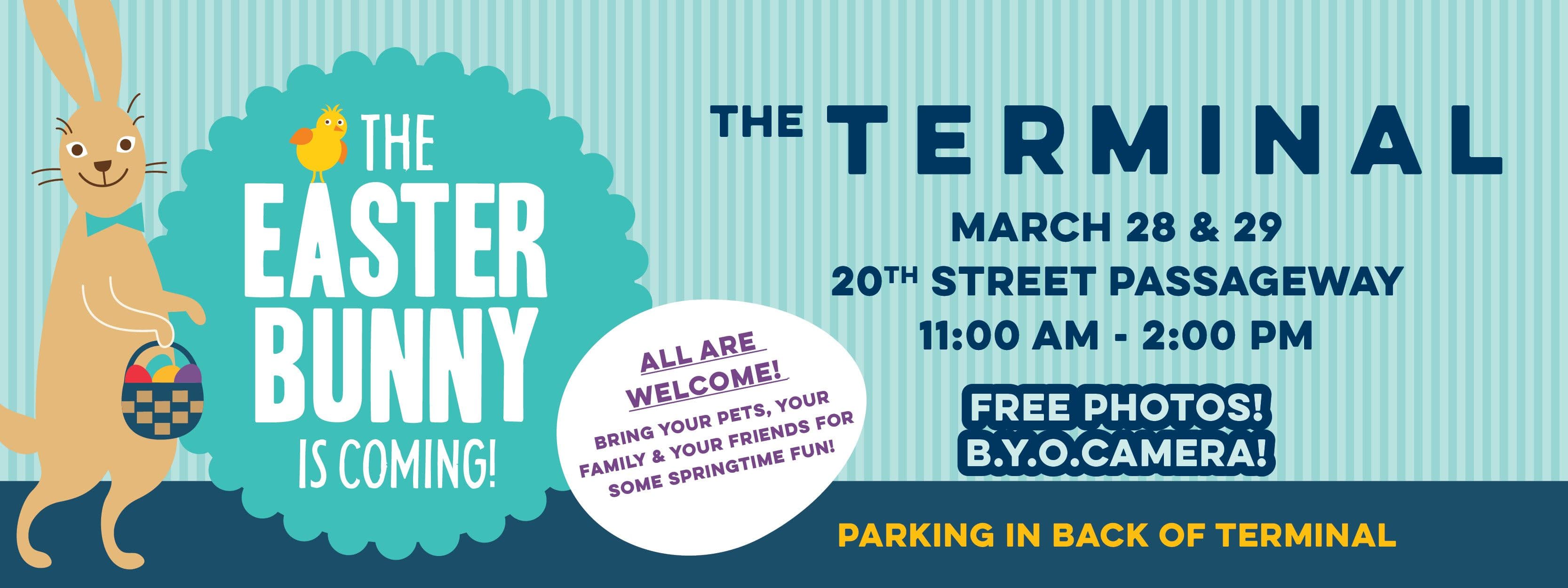 Spring Photos with the Easter Bunny!