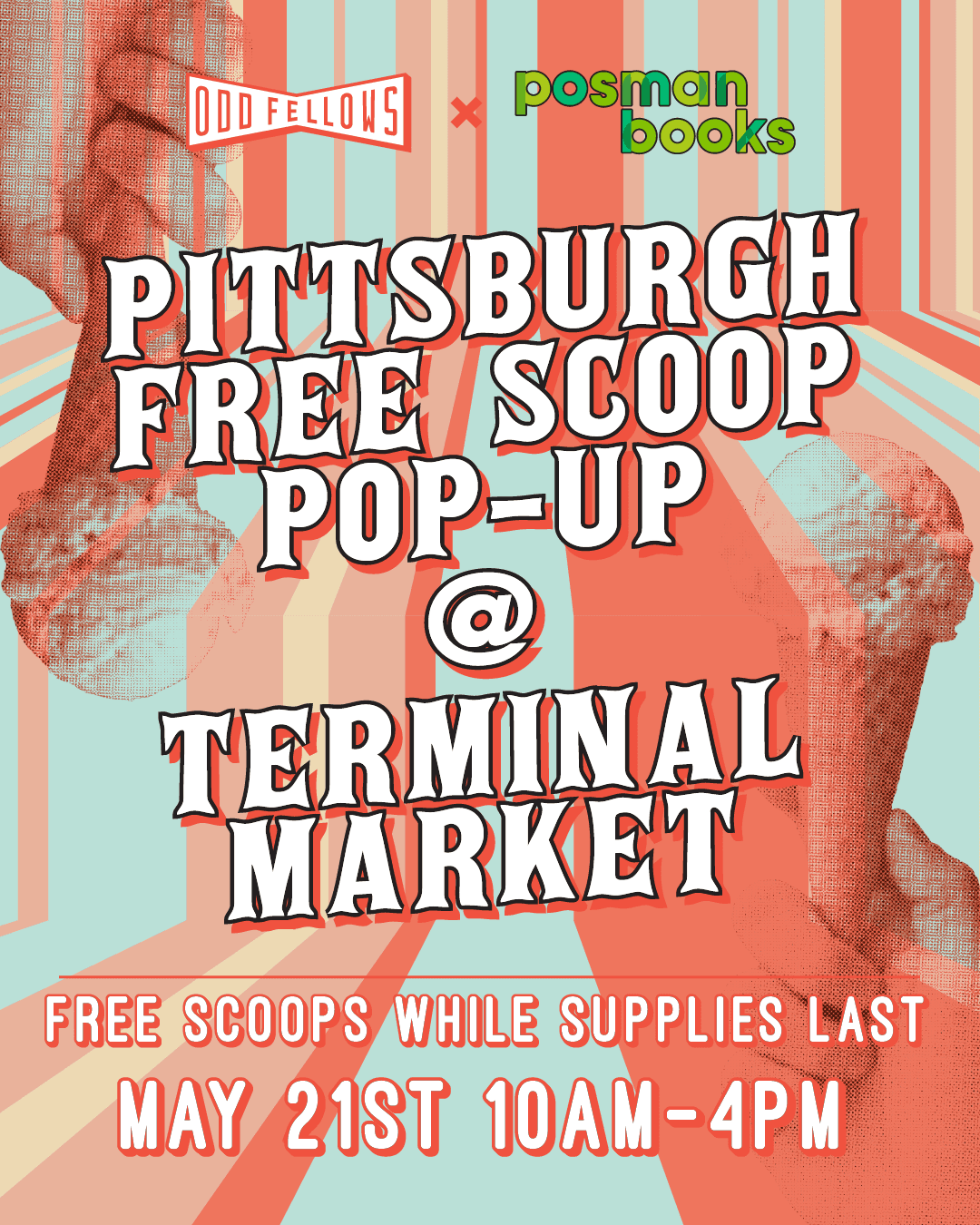 OddFellows ice cream at the terminal strip district pittsburgh