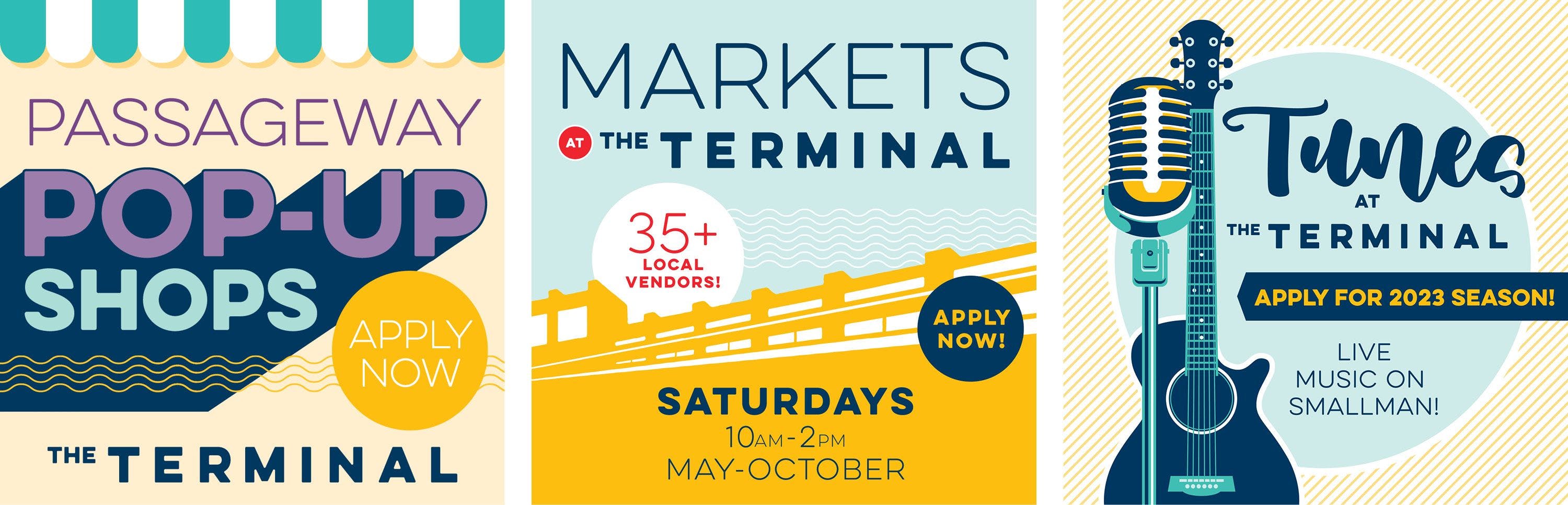 Sign up for Passageway Pop-Ups, Markets at The Terminal and Tunes at The Terminal